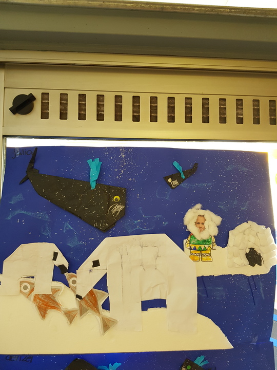 vouwlesjes ijsberen en walvissen gr.2